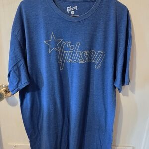 Gibson Blue Short Sleeve Tee